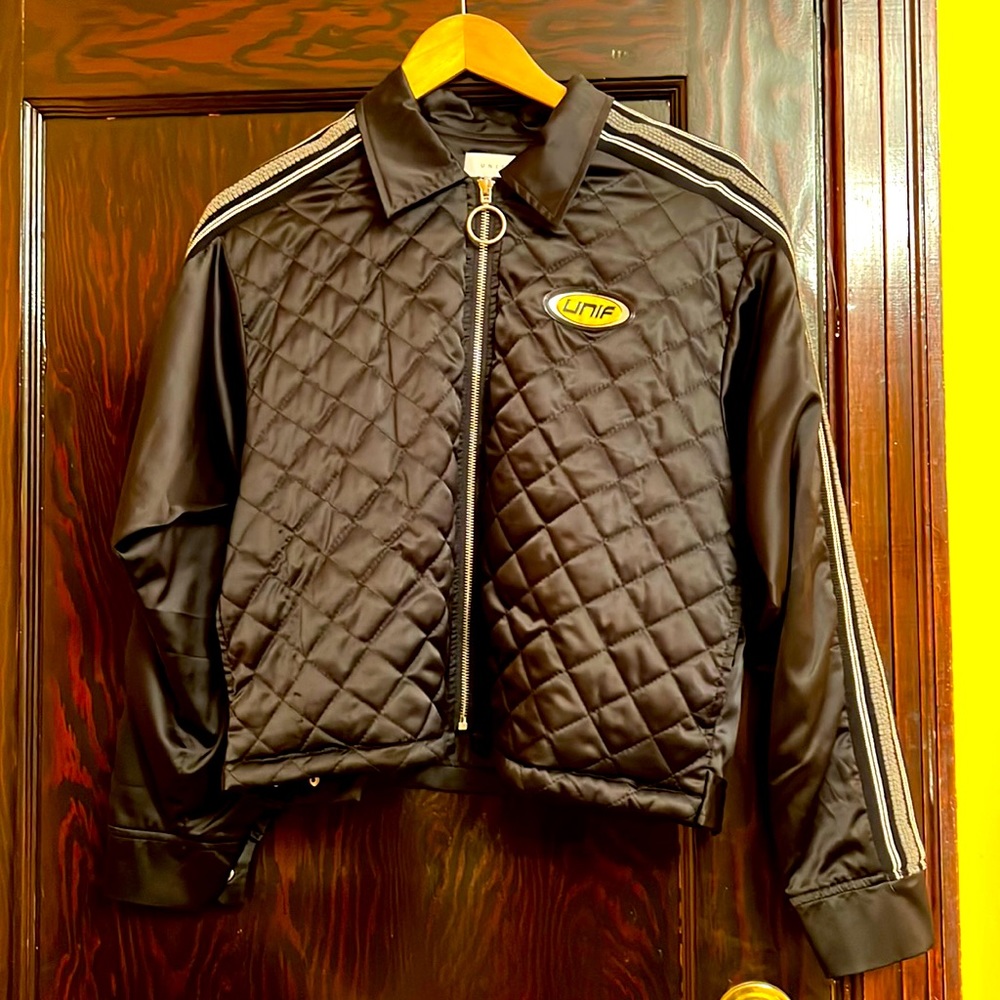 RARE Unif Prix Satin Track Jacket Medium